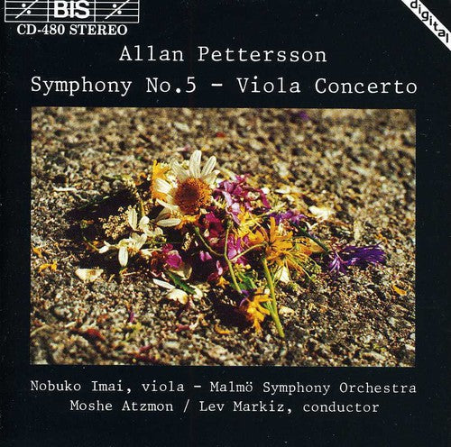 the album cover for Moshe Atzmon - Symphony 5 / Viola Concerto