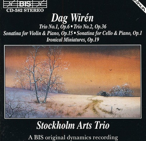 the album cover for Stockholm Arts Trio - Trios 1 & 2 / Sonatinas / Ironical Miniatures
