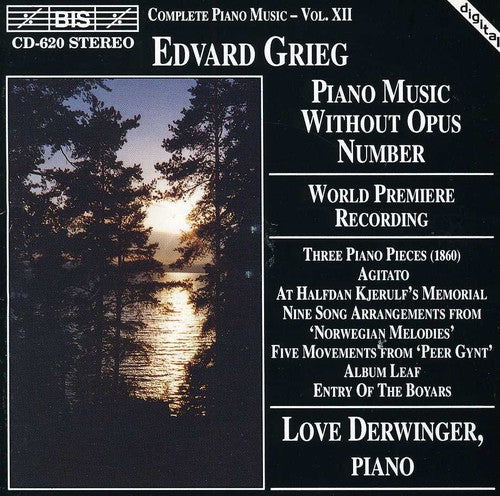 the album cover for Love Derwinger - World Premiere Recording / Piano Music
