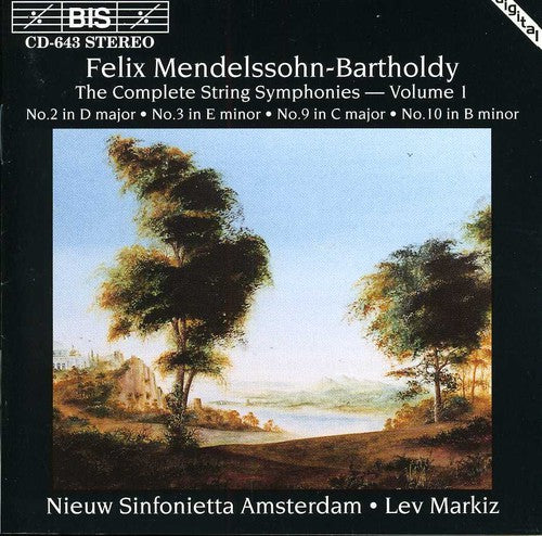 the album cover for Lev Markiz - Complete String Symphonies 1