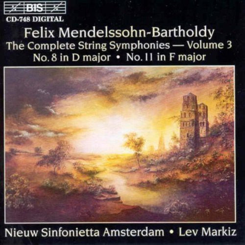 the album cover for Lev Markiz - Complete String Symphonies