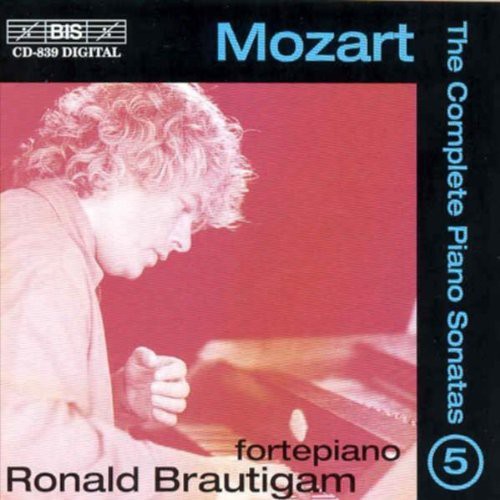 the album cover for Ronald Brautigam - Complete Piano Sonatas 5