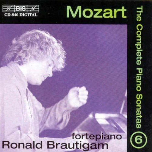the album cover for Ronald Brautigam - Complete Piano Sonatas 6