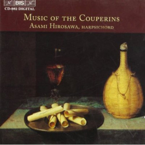 the album cover for Asami Hirosawa - Music of the Couperins: 150 Years of Harpsichord