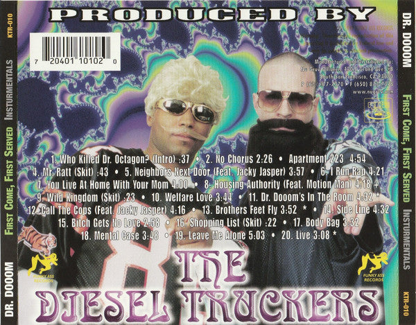 Dr. Dooom : First Come, First Served Instrumentals (CD, Album)