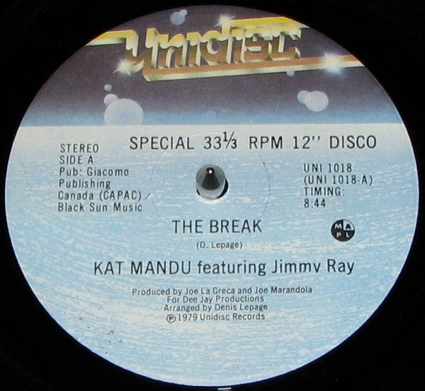 Kat Mandu : The Break (12")
