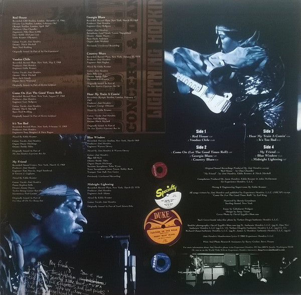 Jimi Hendrix : Martin Scorsese Presents The Blues (2xLP, Comp, RM, Hea)