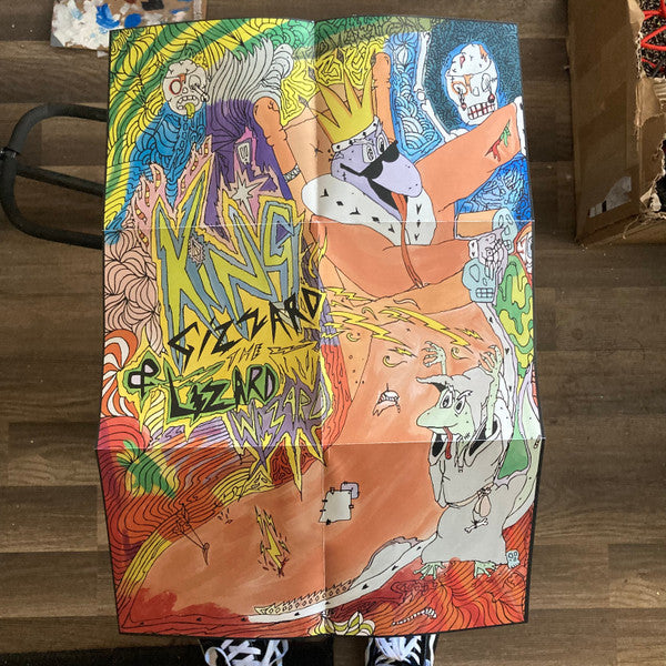 King Gizzard And The Lizard Wizard : Hey There / Ants And Bats (7", Single, Ltd, Num, Blu)