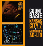 the album cover for Count Basie - Kansas City 7 / Memories Ad-Lib