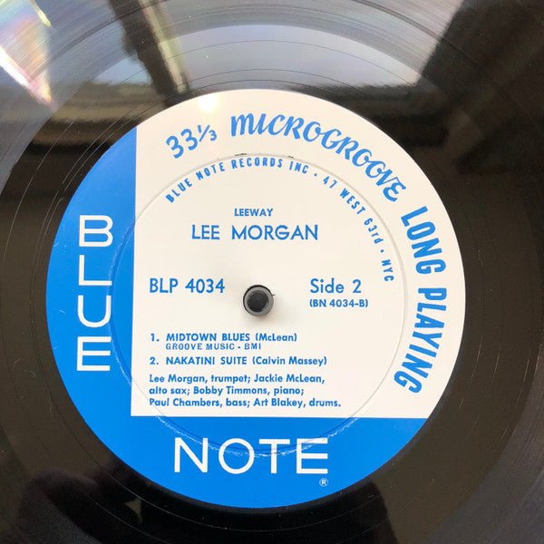 Lee Morgan : Leeway (LP, Album, Mono, RE, 200)