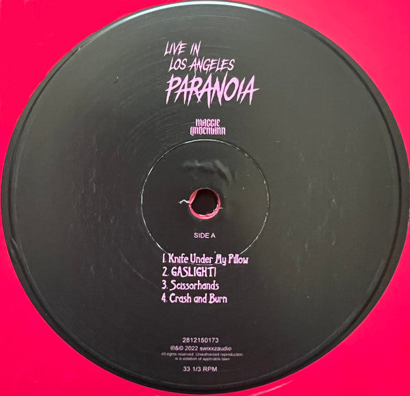 Maggie Lindemann : Paranoia Live In Los Angeles(LP, EP, Ltd, Pin)