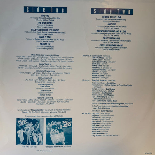 The Jets : Magic (LP, Album, KM )