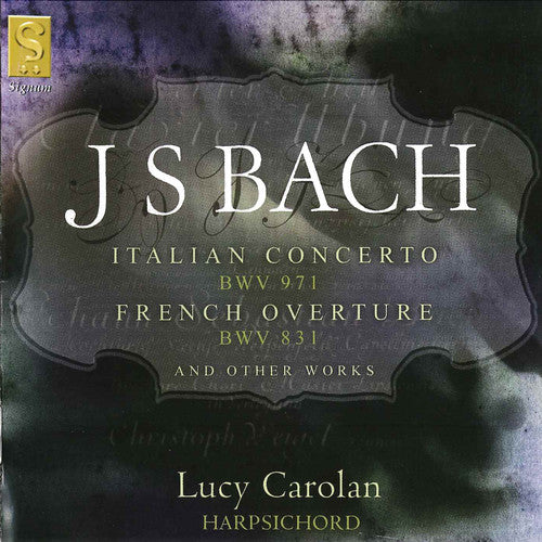 the album cover for Bach / Carolan - Italian Concerto / Chromatic Fantasia & Fugue