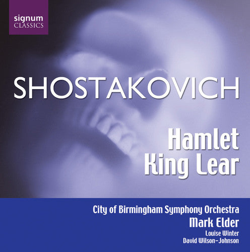 the album cover for Shostakovich / Elder / City Of Birmingham So - Hamlet Op 32: Compl Incidental Music