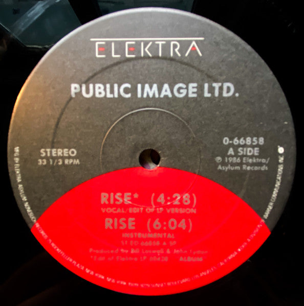 Public Image Ltd.* : Rise (12", Single)