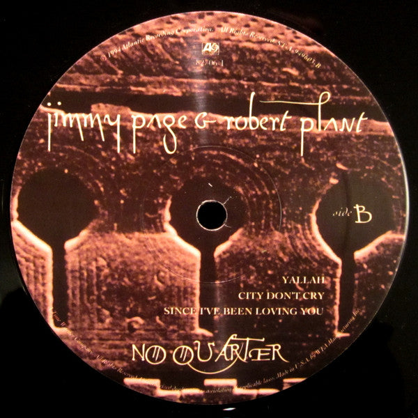 Jimmy Page, Robert Plant : No Quarter: Jimmy Page & Robert Plant Unledded (2xLP, Album)