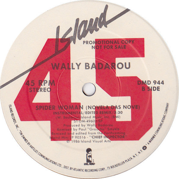 Wally Badarou : Spider Woman (Novela Das Nove) (12", Promo)