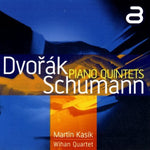 the album cover for Wihan String Quartet - Piano Quartets