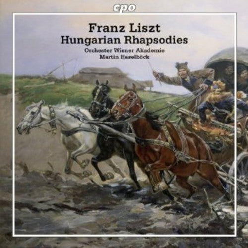 the album cover for Martin Haselböck - Hungarian Rhapsodies 1-6