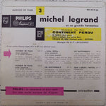 Michel Legrand Et Sa Grande Formation : Musique Du Film Continent Perdu (7", EP, Mono, RP)