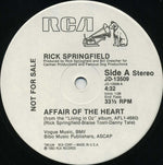 Rick Springfield : Affair Of The Heart (12", Single, Promo)