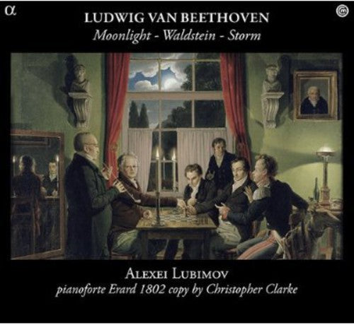 the album cover for Alexei Lubimov - Moonlight Waldstein Storm