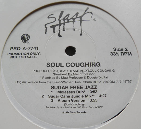 Soul Coughing : Sugar Free Jazz (12", Single, Promo)