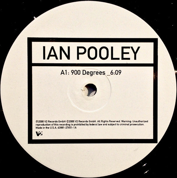 Ian Pooley : 900 Degrees (12")