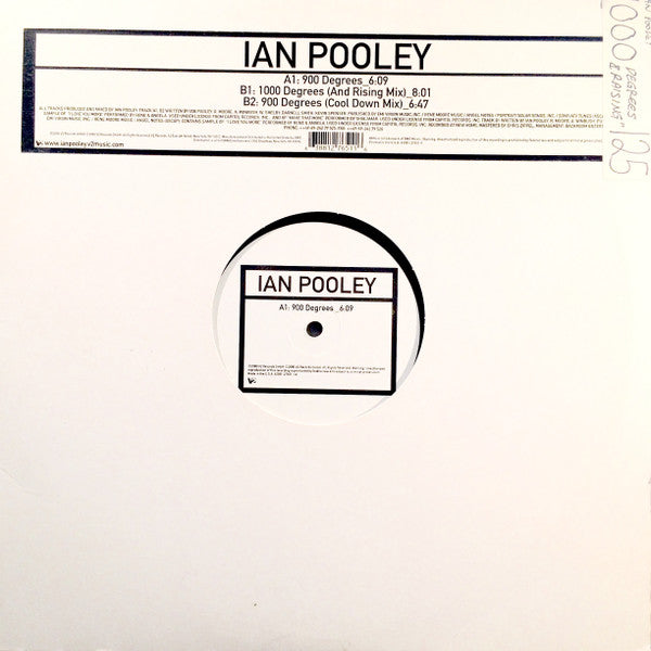Ian Pooley : 900 Degrees (12")