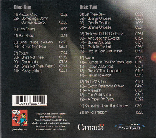 Frank Marino & Mahogany Rush : Real Live! (2xCD, Album)