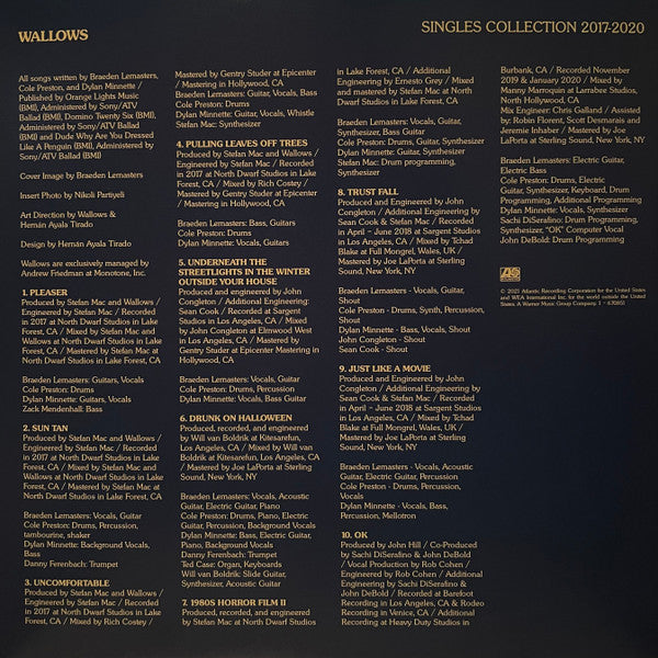 Wallows : Singles Collection 2017-2020 (LP, RSD, Comp, Ltd, Blu)