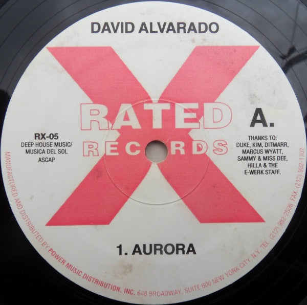 David Alvarado : Aurora (12")