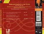 Oliver Holzenburg : Arrangements For Lute BWV 995, 1000, 1006a (CD)