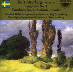 the album cover for Atterberg / Westerberg / Frykberg - Symphony 1 Op 3 / Symphony 4 Op 14