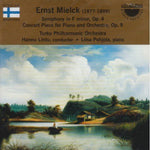 the album cover for Mielck / Pohjola / Turku Philharmonic Orchestra - Sym in F minor Op 4 / Concert PC for Pno & Orch #9