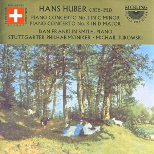 the album cover for Dan Franklin Smith - Piano Concertos 1 & 3