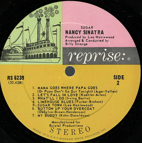 Nancy Sinatra : Sugar (LP, Album, Pit)