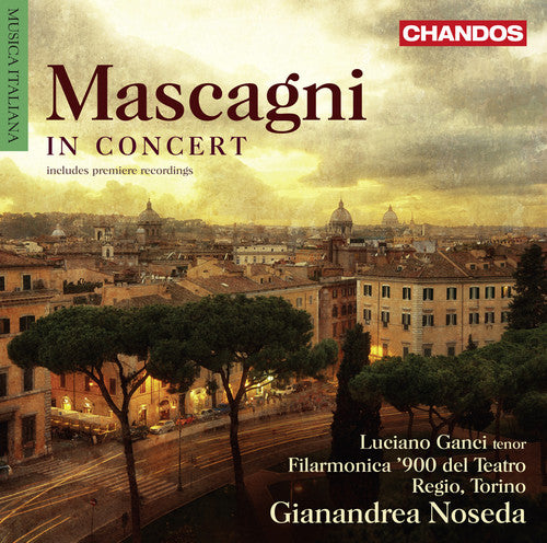 the album cover for Gianandrea Noseda - Mascagni in Concert