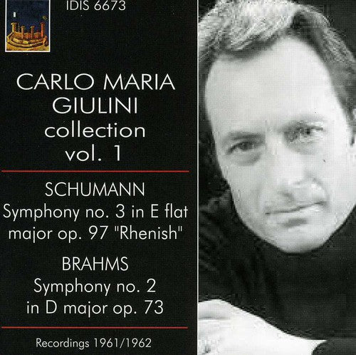 the album cover for Carlo Maria Giulini - Carlo Maria Giulini Conducts Schumann & Brahms