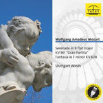 the album cover for Mozart / Stuttgart Winds - Serenade in B Flat Major / KV 361 Gran Partita