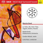 the album cover for Ravel / Netherlands Philharmonic Orchestra / Rizzi - La Valse / Ma Mere L'oye / Tzigane / Bolero