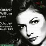 the album cover for Cordelia Williams - Impromptus D899 & D935