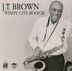 the album cover for J Brown T - Windy City Boogie