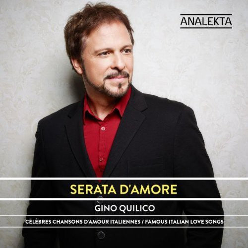 the album cover for Gino Quilico - Serata D'amore: Famous Italian Love Songs