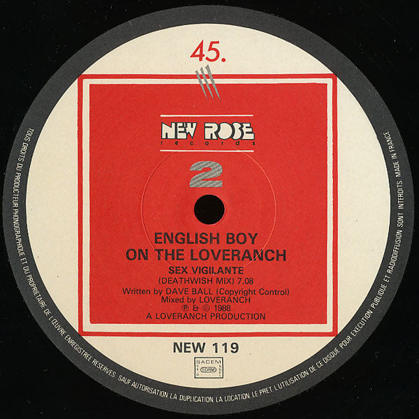 English Boy On The Loveranch : Sex Vigilante (12")