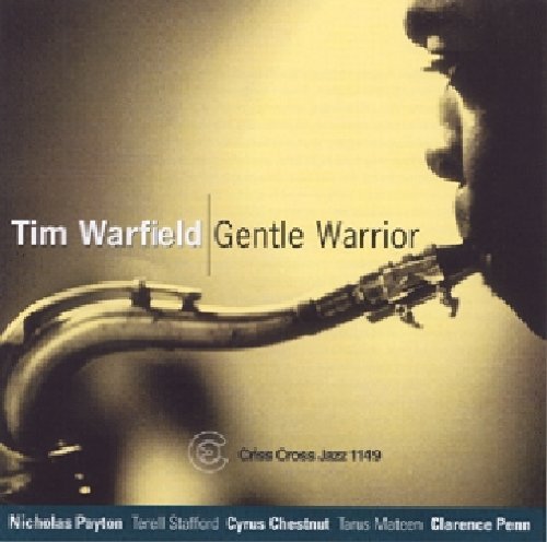 the album cover for Tim Warfield - Gentle Warrior
