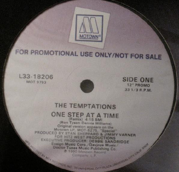 The Temptations : One Step AtA Time (12", Promo)