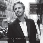 the album cover for Debussy / Von Andrew Oeyen - Debussy Stravinsky Newman