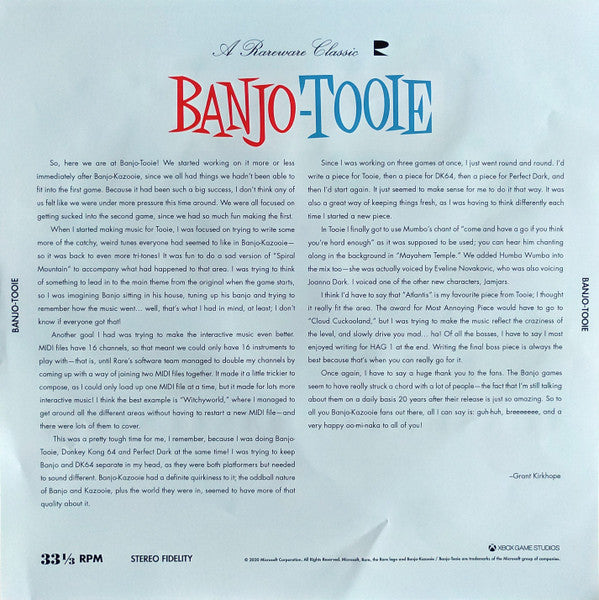 Grant Kirkhope : Banjo-Tooie (4xLP, Album + Box)