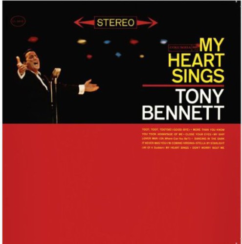 the album cover for Tony Bennett - My Heart Sings